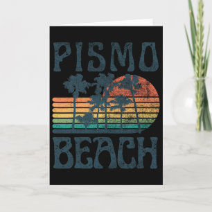 Cartão Pismo Califórnia Praia Férias de Verão Vintage