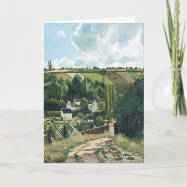 Cartão Pissarro - Jalais Hill, Pontoise, (Frente)