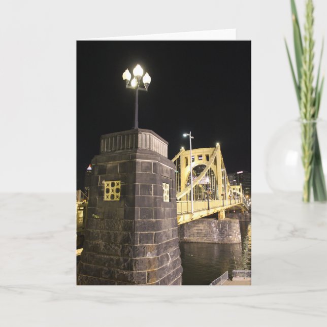 Cartão Pittsburgh bridge greeting card (Frente)