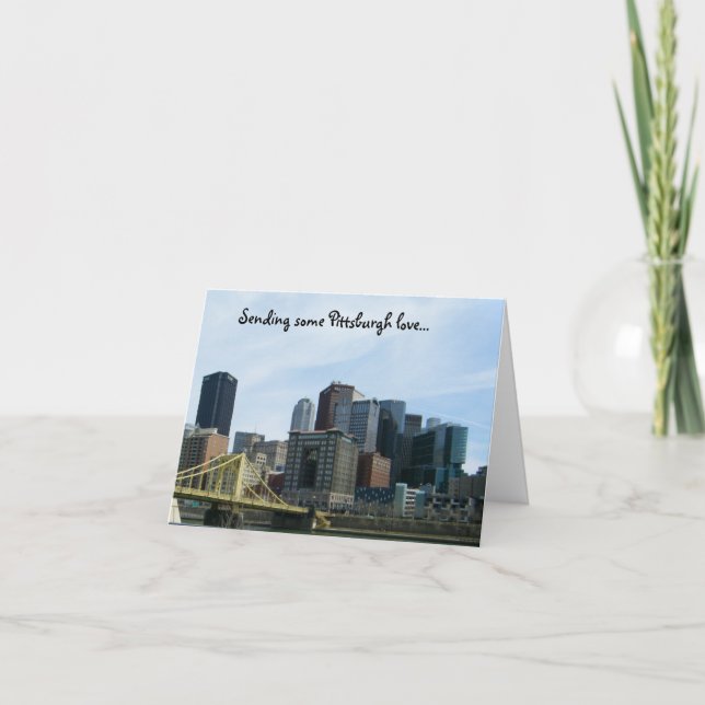 Cartão Pittsburgh love notecards (Frente)