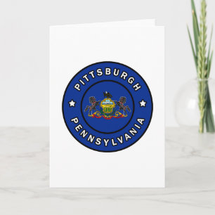 Cartão Pittsburgh Pensilvânia