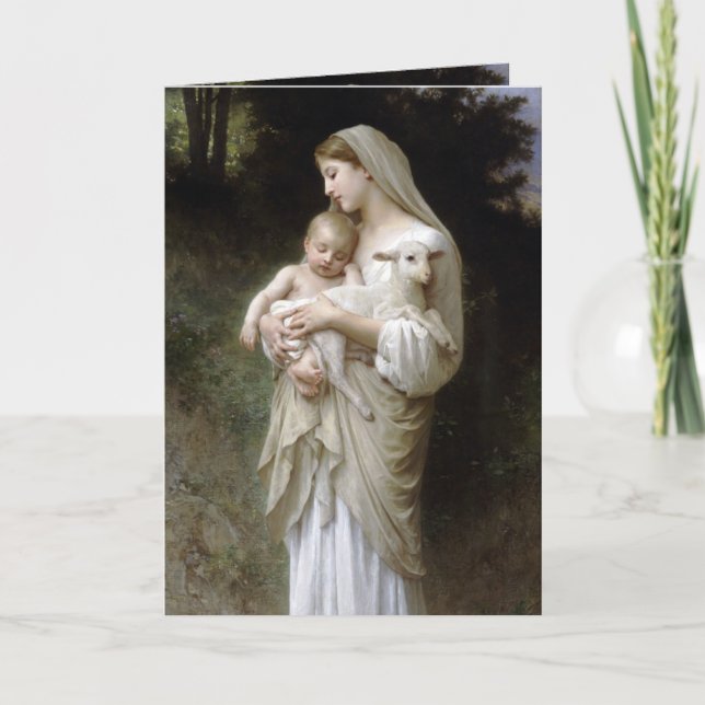 Cartão PixDezinves L'innocence by Bougeureau painting (Frente)