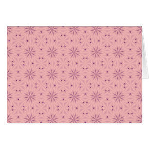 Cartão Pixels cor-de-rosa