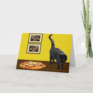 Cartão Pizza Cat