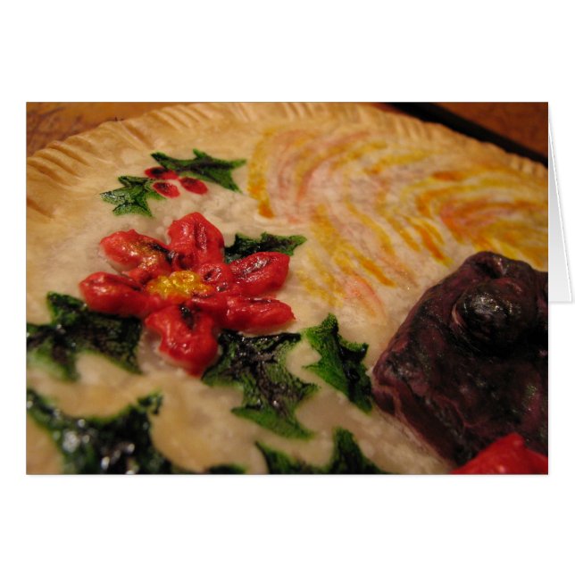 Cartão Pizza de Vela (Frente Horizontal)