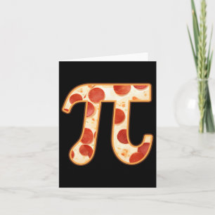 Cartão Pizza Pi Dia Nerd Geek Matemática Italiana Ação de