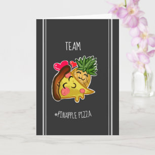 Cartão Pizza Pinapple