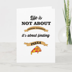 Cartão Pizza Sayings Lover Foodie