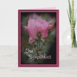 Cartão Pk Knockout Rose Sympathy - personalize qualquer o