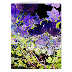 Cartão placa abstrato TREE