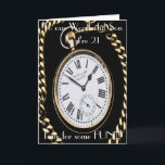 CARTÃO PLACA ANIVERSÁRIO DE 21 ANOS SON<br><div class="desc">PODE SER PERSONALIZADO.</div>