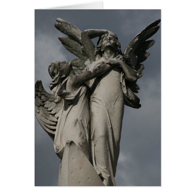 Cartão Placa Anjo de Ligação Celestial (Frente)