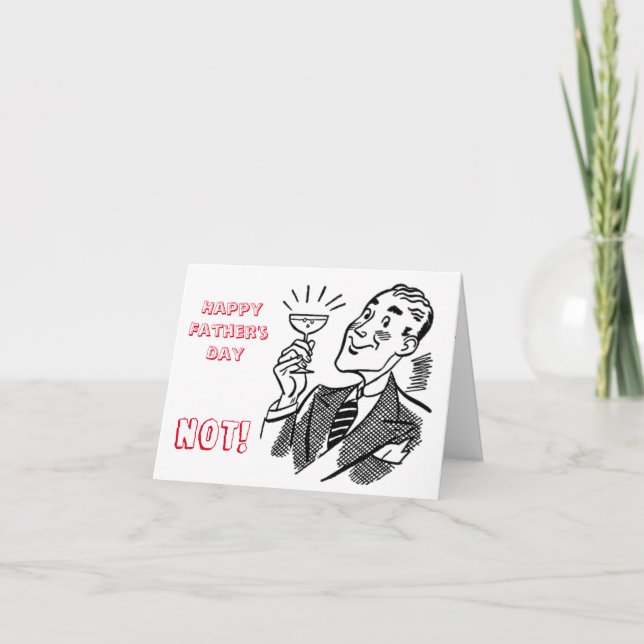 Cartão Placa anti-Dia de os pais, disfunção da família de (Frente)