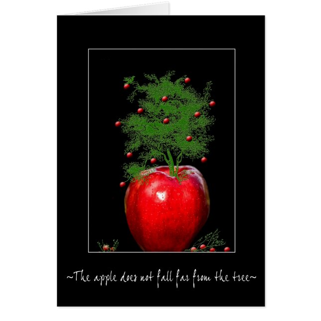 Cartão Placa Apple (Frente)