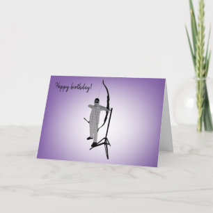 Cartão Placa Archer Cego Curvy Design Diversidade