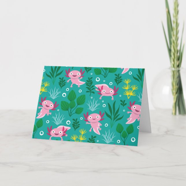 Cartão Placa Axolotl (Frente)