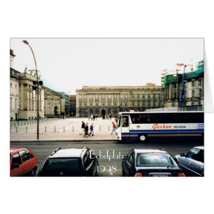 Cartão Placa Bebelplatz