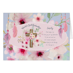 Cartão Placa BODMOTHER Floral POEM Personalizada
