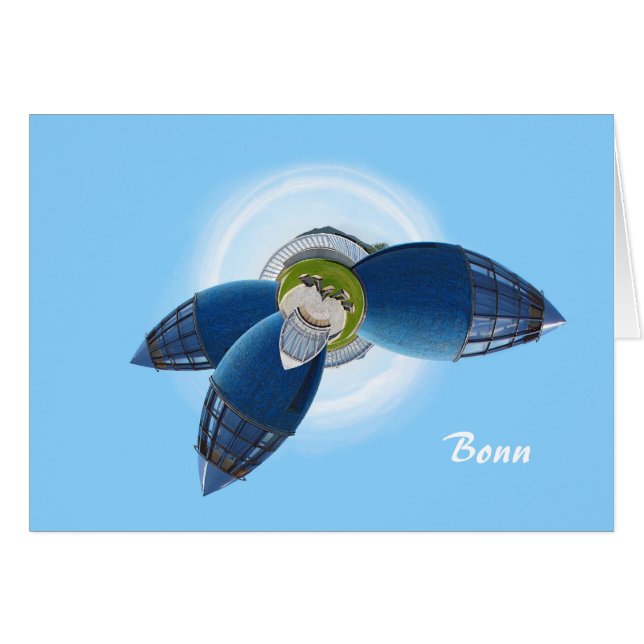 Cartão Placa Bonn Planet (Frente Horizontal)