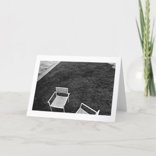 Cartão Placa CHAIRS