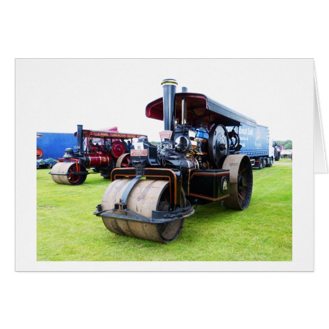 Cartão Placa cilindros de vapor (Frente Horizontal)