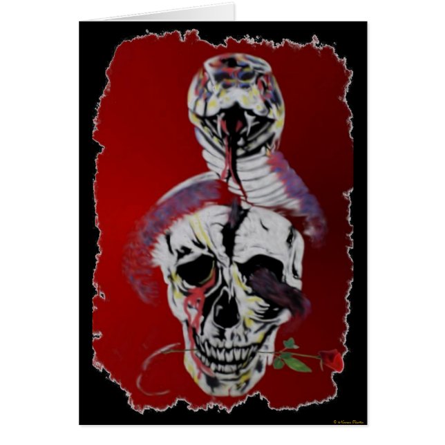 Cartão Placa cobra (Frente)