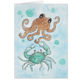 Cartão Placa Crabby