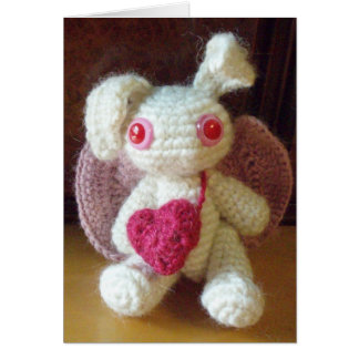 Cartão Placa Cupid Bun