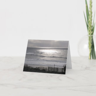 Cartão Placa da Costa do Pacífico