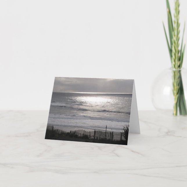 Cartão Placa da Costa do Pacífico (Frente)