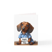 Placa Dachshund do dia de os pais