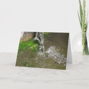 Cartão Placa de Água para Borracha em Cascata