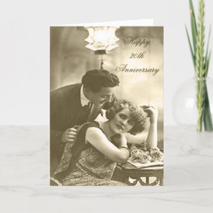 Cartão Placa de Aniversário 20