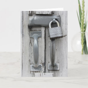 Cartão Placa de aniversário "Alças de porta Bluff superio