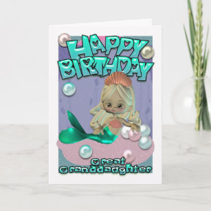 Cartão Placa de aniversário da neta do excelente com Sere
