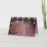 Placa de aniversário de 65 anos da rosa