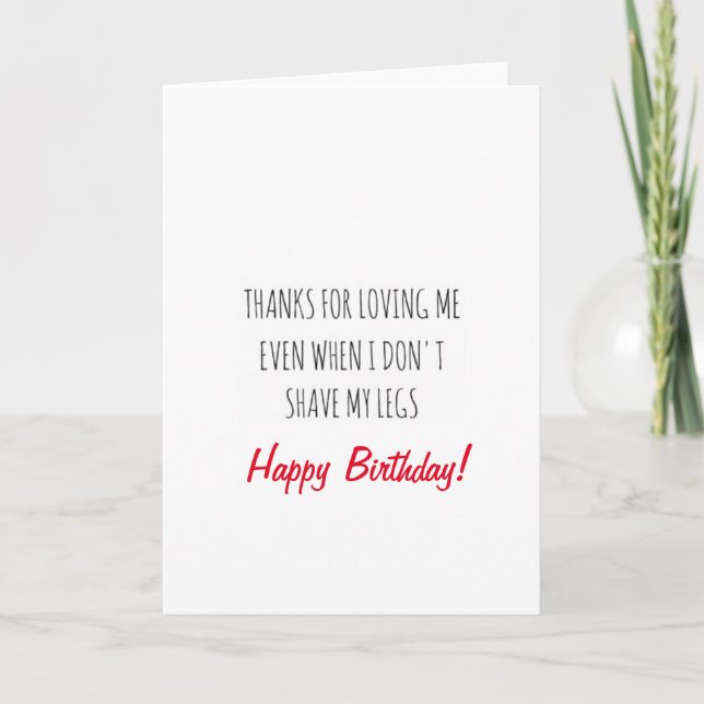 Cartão Placa de aniversário do hipster Barba namorado (Frente)