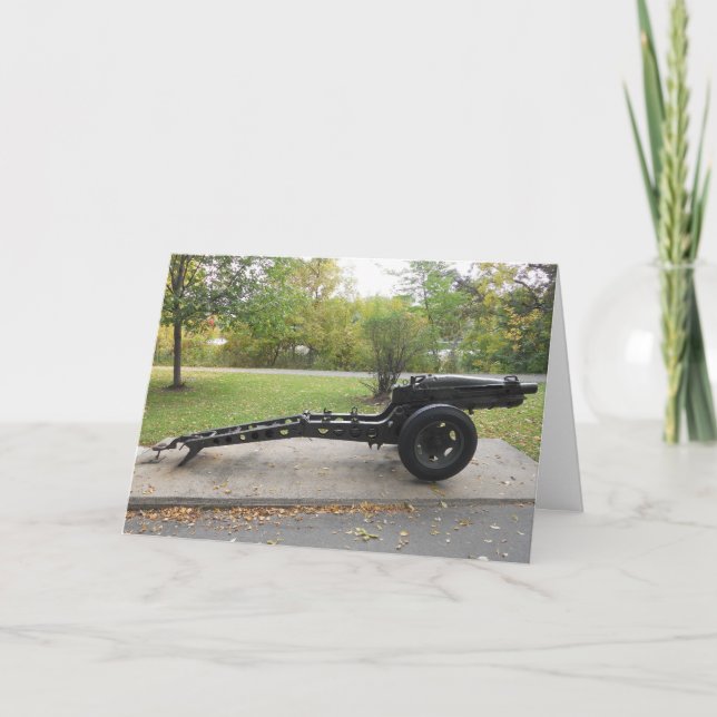 Cartão Placa de aniversário do M116 com encapsulamento de (Frente)