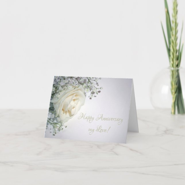 Cartão Placa de Aniversário do Rosa de Canto Amarelo Páli (Frente)