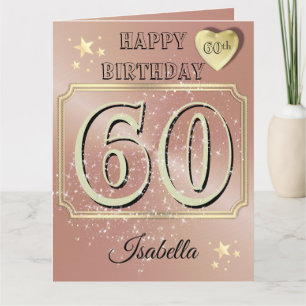Cartão Placa de aniversário personalizada personalizada D