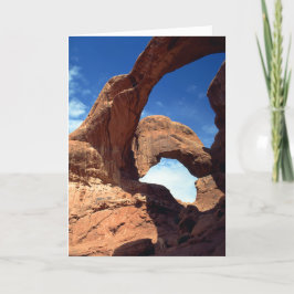 Cartão Placa de Arco Duplo