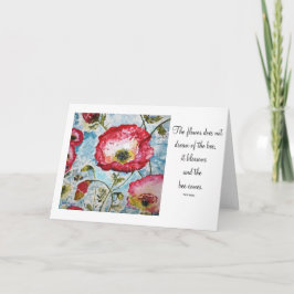 Cartão Placa de Arte de Bebês Poesia Inspiration