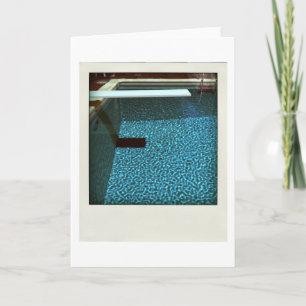 Cartão Placa de arte de computador 3d da Piscina 0916