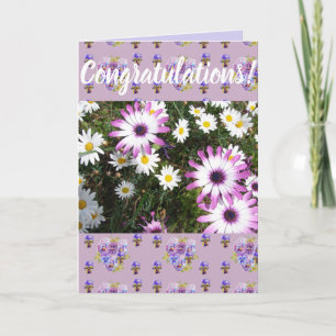 Cartão Placa de arte de regatulações Florais de Flor Ro