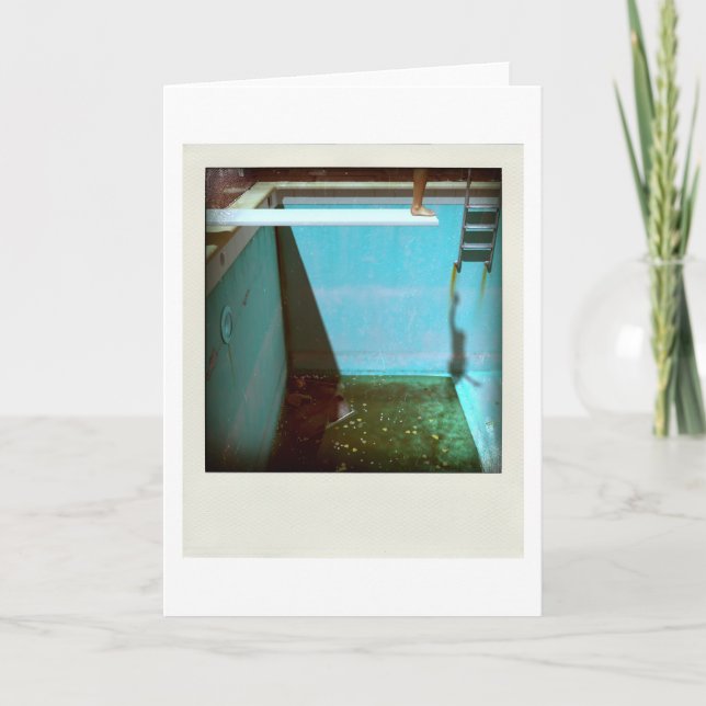 Cartão Placa de arte do computador 3d da Piscina 09f21 (Frente)