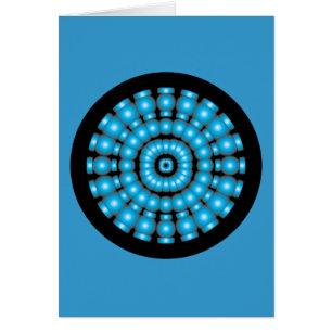 Cartão Placa de Arte para Esferas Psicodélicas