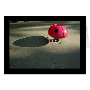 Cartão Placa de balanço para crianças 30 Ladybug