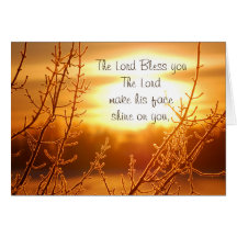 Placa de Bíblia dos Números 6:24-26