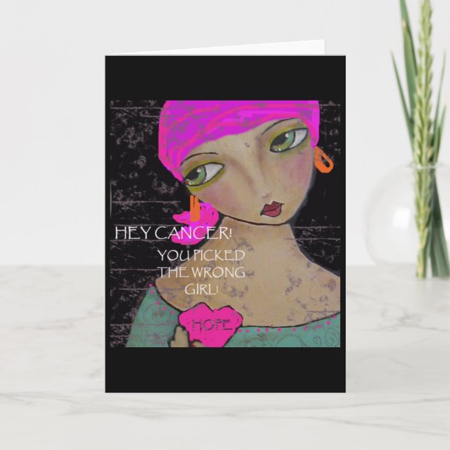 Cartão placa de cancer (Frente)