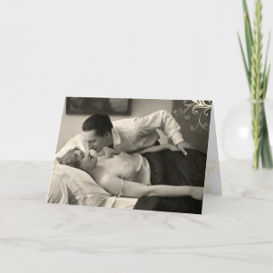 Cartão Placa de Casal Engraçado